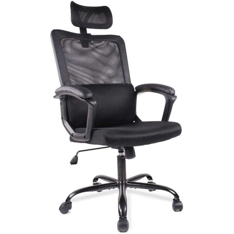 Poltrona per computer per ufficio a domicilio a maglia ergonomica con colore personalizzato e rotolamento rotante