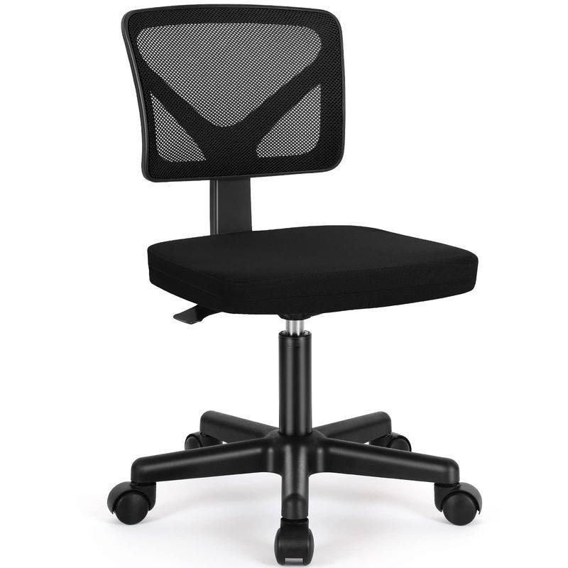 Scrivania e sedia ergonomica per ufficio a domicilio a schiena bassa con cuscino lombare in colore personalizzato