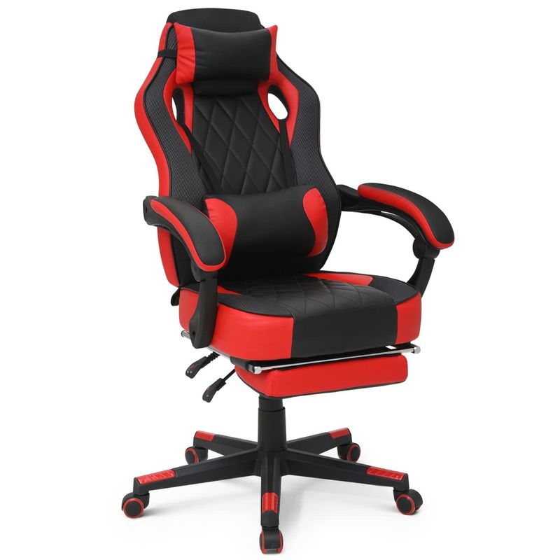 Moderna sedia da gioco ergonomico per computer stile da corsa sedia da gioco in cuoio PU