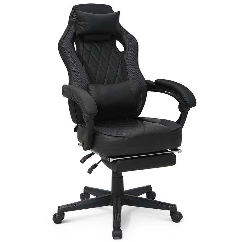 La poltrona da gioco in PU di ALINUNU, stile di corsa ergonomica regolabile per lunghe sessioni di gioco