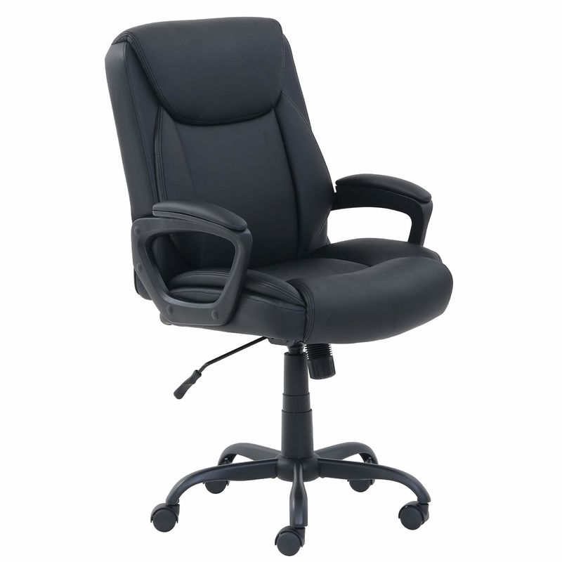 26&quot;D x 23.75&quot;W x 42&quot;H Mid-Back Puresoft PU Office Computer Desk Chair con 3 ascensori a gas