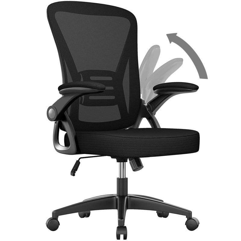 Moderno design Mid Back Office Chair con altezza regolabile girante e supporto lombare