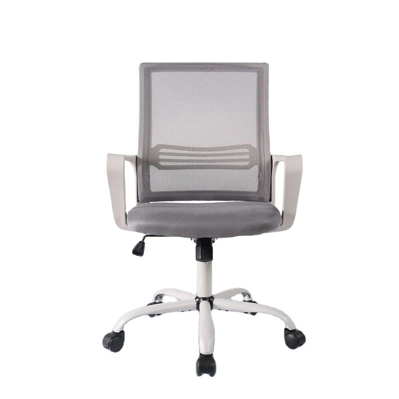 Sedile a scrivania girevole Silla Oficina Mesh Sedile da lavoro ergonomica Mid back per adulti