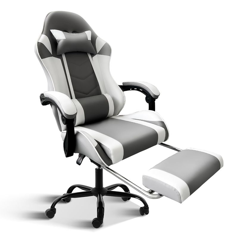 Articolo Peso 33 libbre Sedile da gioco con poggiapiedi e supporto lombare in tessuto Ergonomica