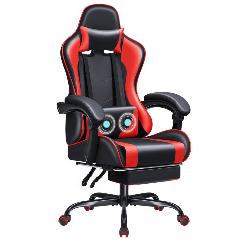 Moderna sedia da gioco ALINUNU con supporto lombare per massaggi e sedile girevole 360