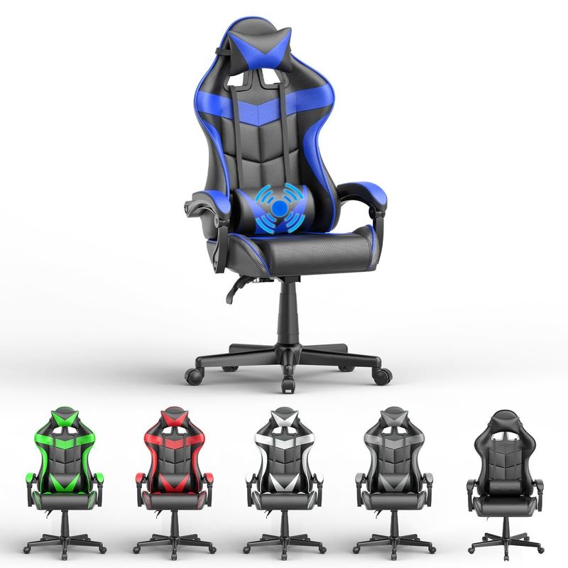 Sedile da gioco da corsa regolabile in altezza per ufficio e computer 29&quot;D x 29&quot;W x 48&quot;H
