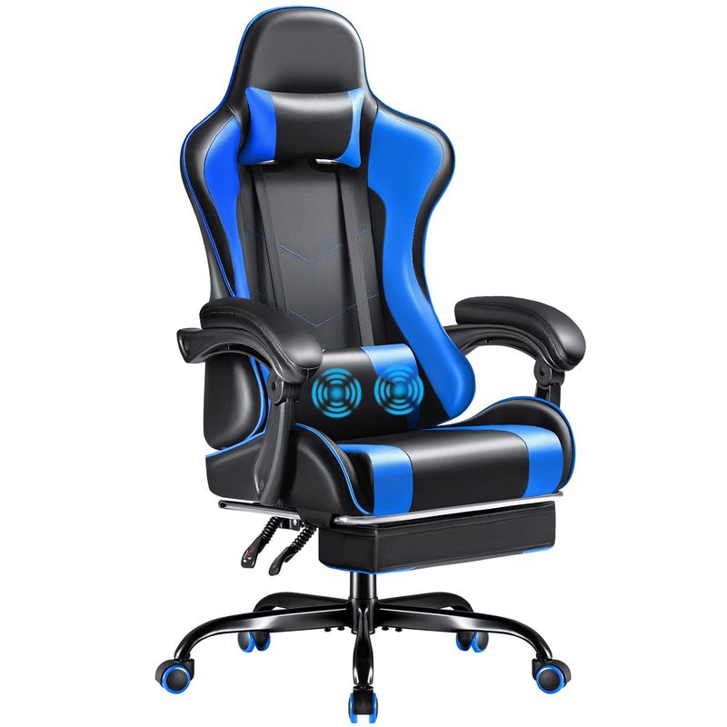 OEM ODM Racing Computer Video Game Chair con poggiapiedi e poggiatesta in colore personalizzato