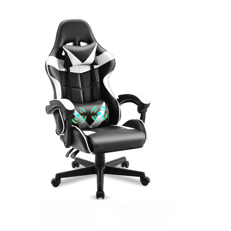 Sedile da gioco da corsa a colori personalizzato con supporto lombare e 3 ascensori a gas