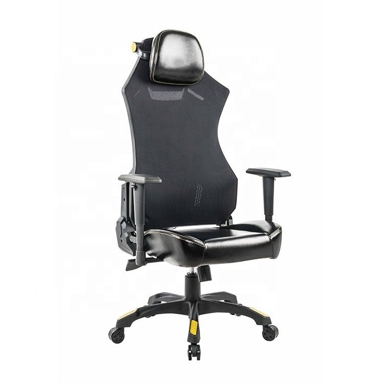 Sedia da corsa per ufficio a maglia nera per PC Computer al meglio