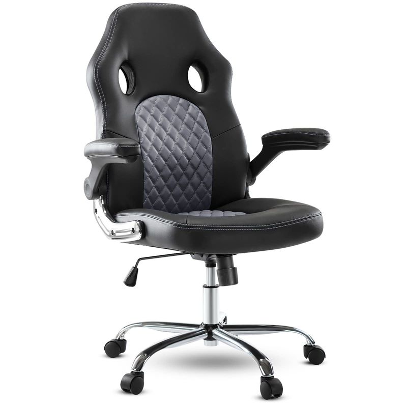 Sedia da ufficio ergonomica a 3 ascensori a gas con braccioli flessibili imbottiti e colore personalizzato