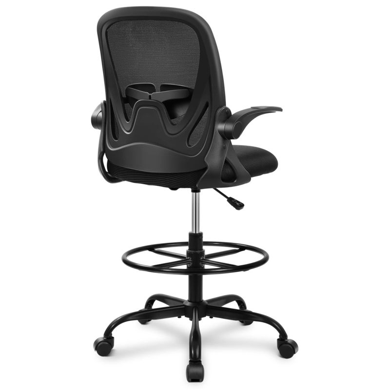 Sedia ergonomica esecutiva con appoggio lombare e ferro di tipo metallico
