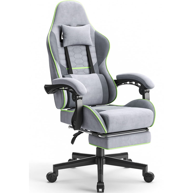 350LBS Base rinforzata Grandi e alti Ergonomic Office Computer Chair con 3 Gas Lift